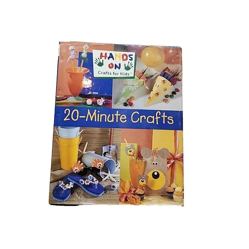 20 Minute Crafts by Hands on Crafts for Kids Staff 2001 Hardcover Jacket